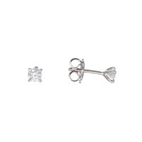 Boucles d'oreilles Golay Femme in Or blanc Diamante ODA100 0.40 F VS